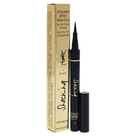 yves saint laurent eyeliner effet faux cils shocking 01|Yves Saint Laurent Shocking Eyeliner Effet Faux Cils Bold Felt .